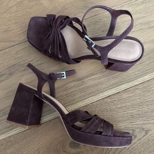 Reformation Maize Platform Heeled Sandals